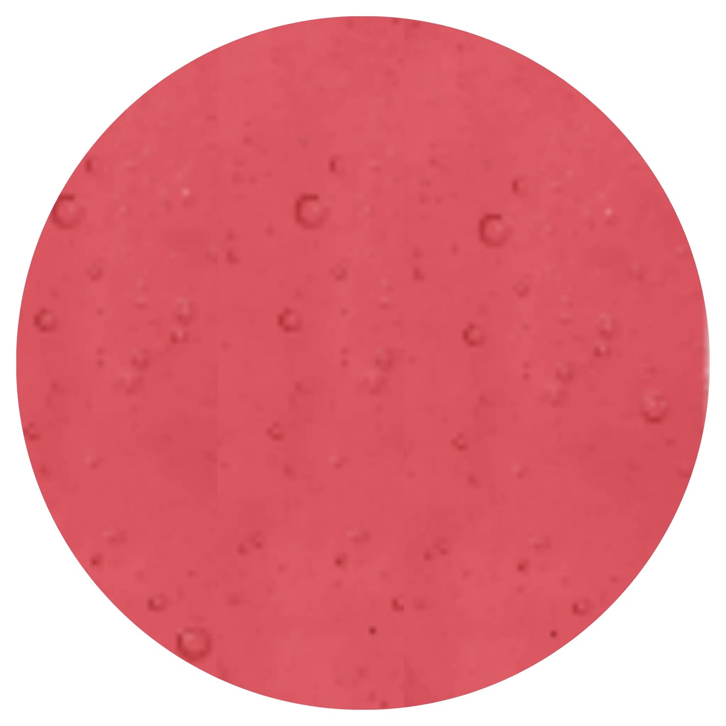 Solid sheer red lip oil color swatch on a white background