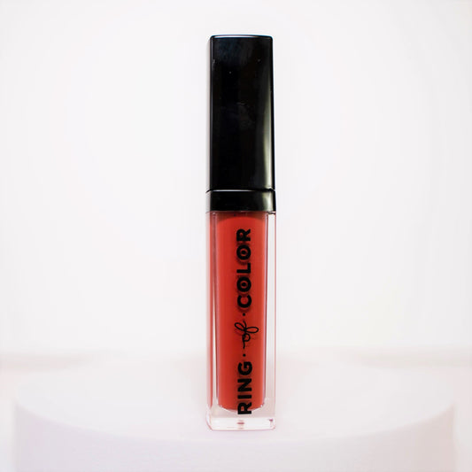 red orange terracotta velvet matte liquid lipstick