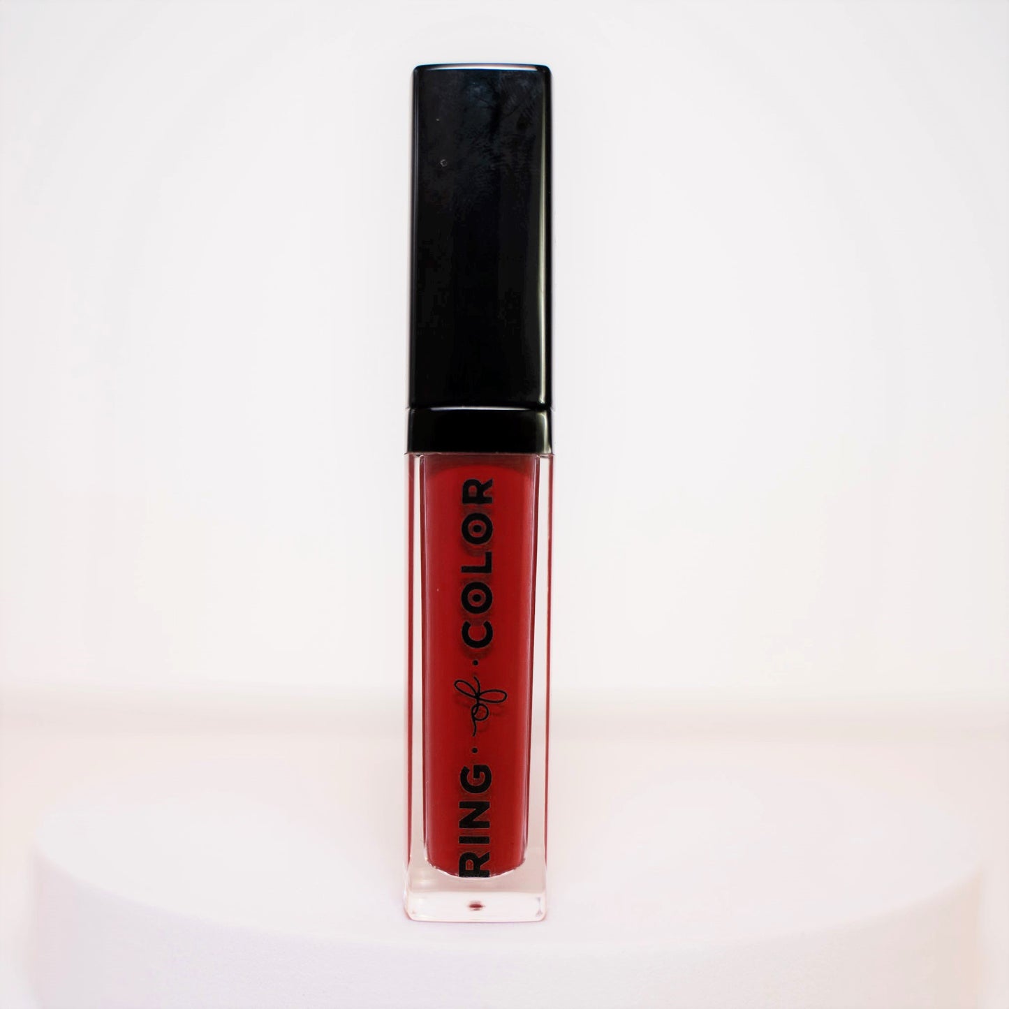 cherry red velvet matte liquid lipstick bottle