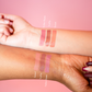 vinyl lip lacquer arms swatches